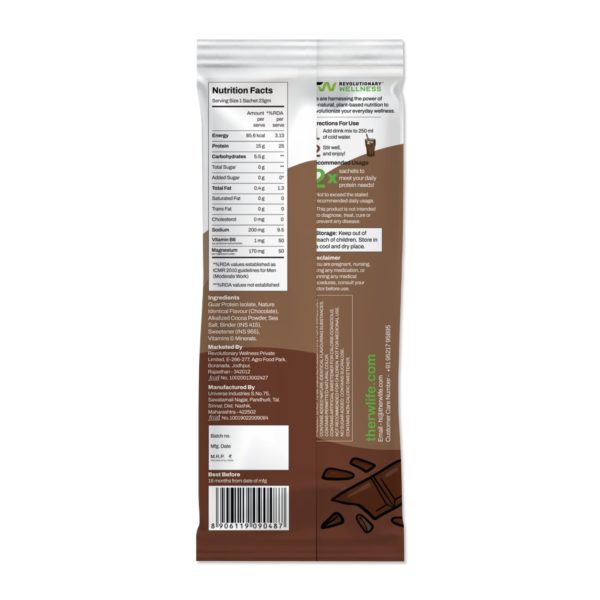 Dark Chocolate Sachet facts