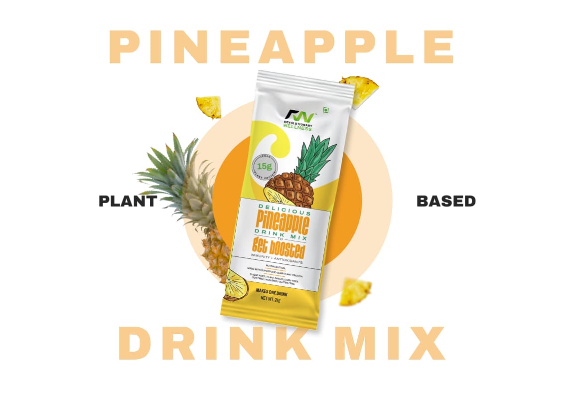 Pineapple Drink Mix Sachet creative