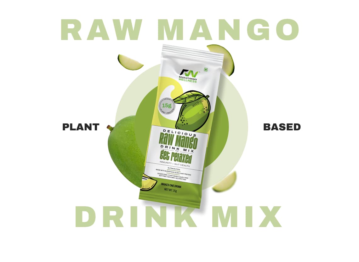 Raw Mango Drink Mix-sachet creative