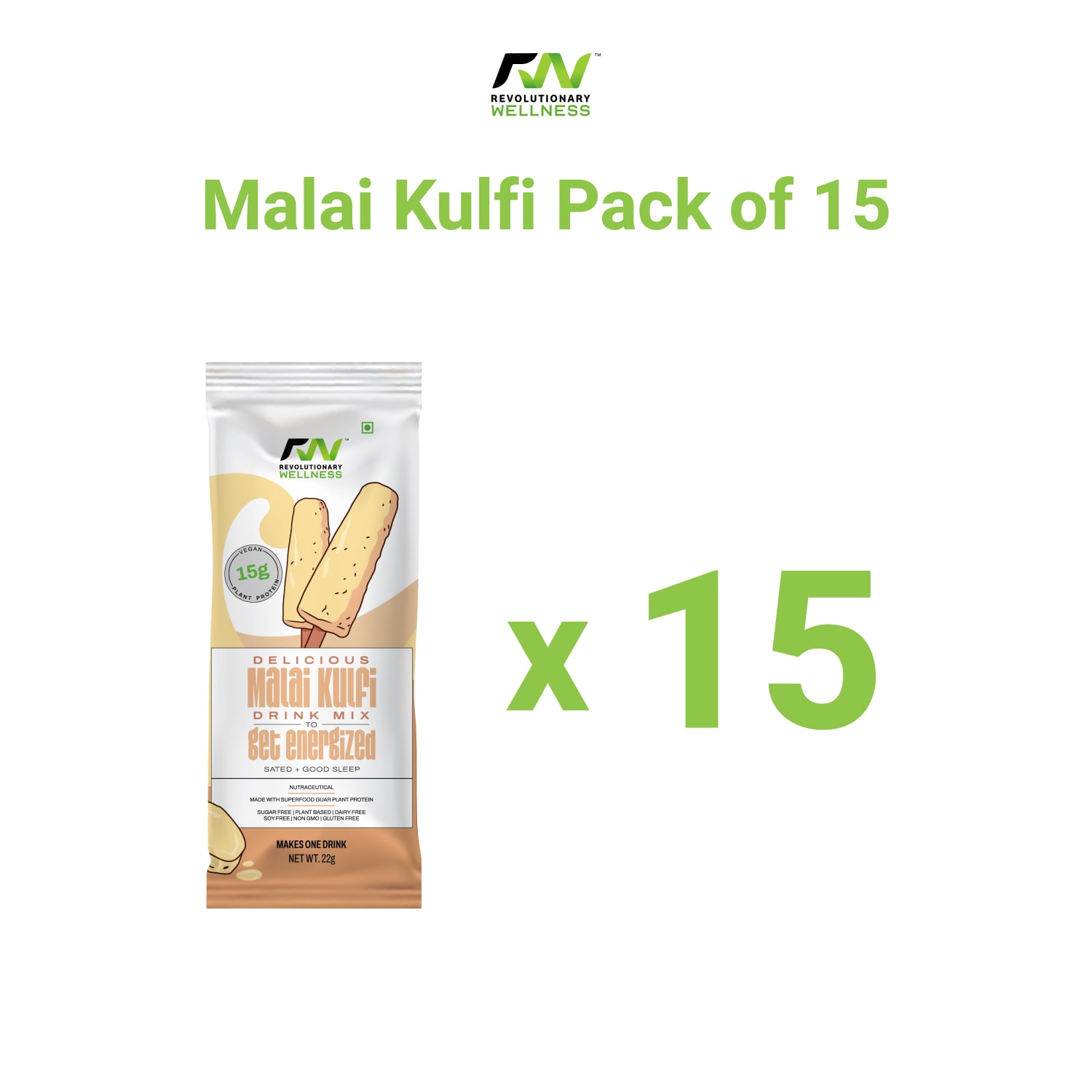 Malai Kulfi - Pack of 15 Malai Kulfi - Pack of 15