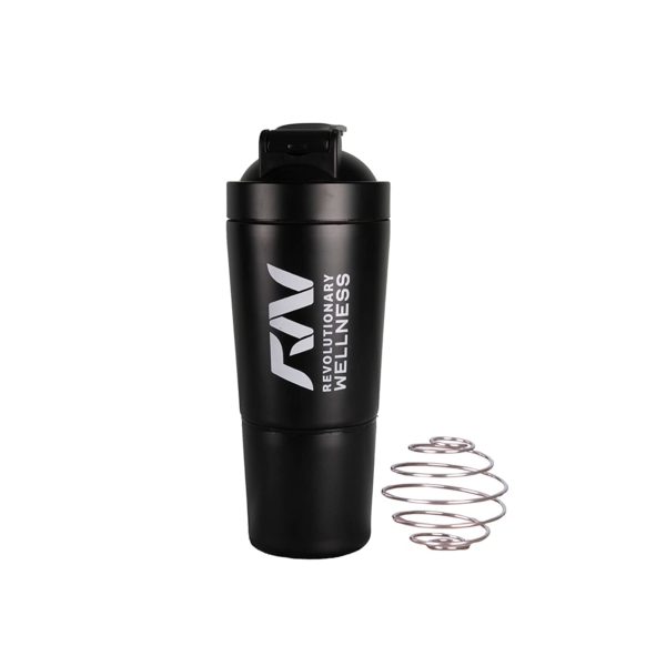 Steel Black 700ml shaker