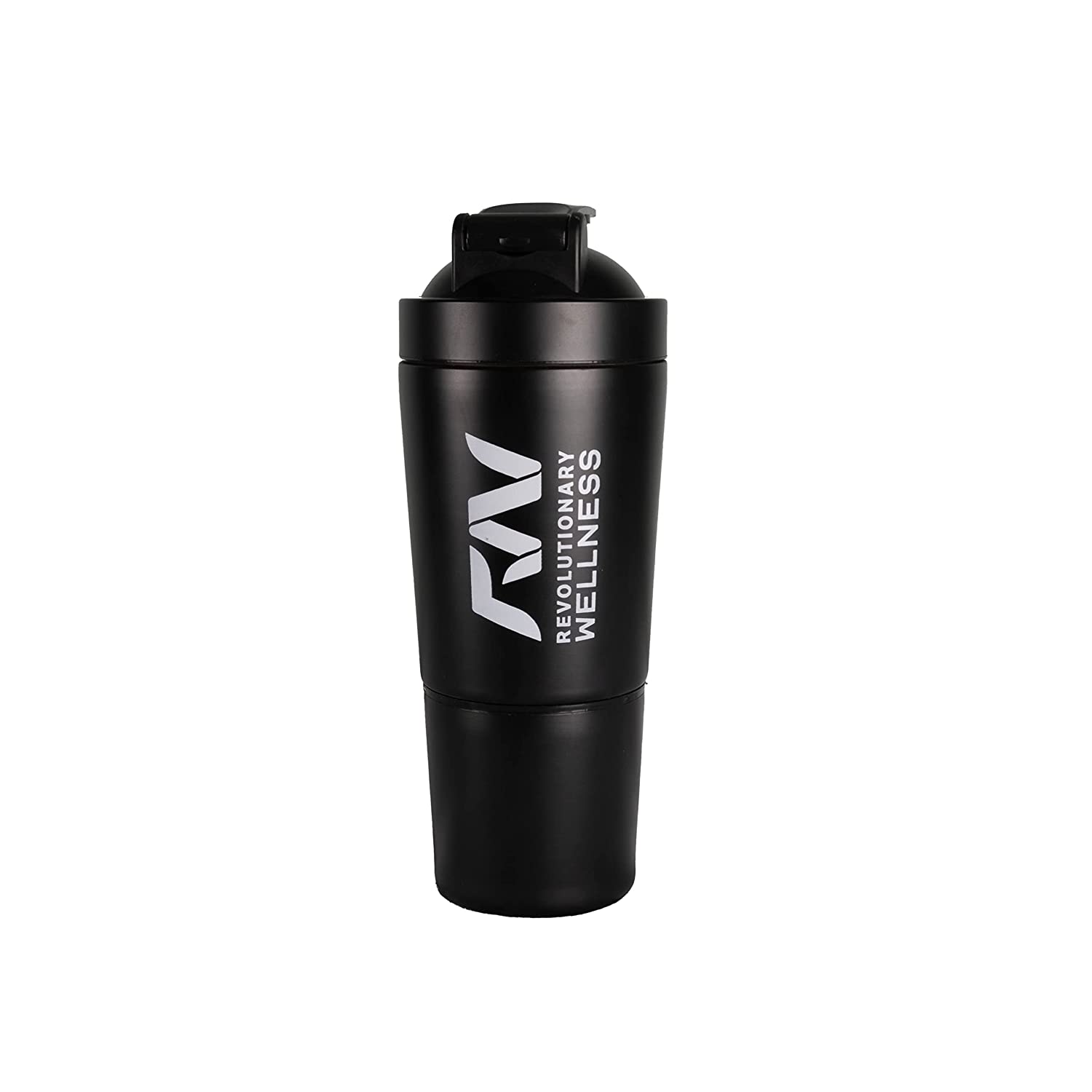 Rally Protein Shaker - Steel Midnight Black